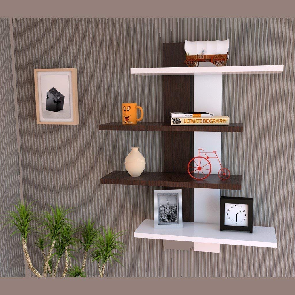 Woodsy Home Decor Bookcase Wall Shelf Magazine Holder/Magazine Rack for Home &-picture-18