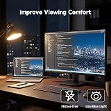 KTC Monitor de jogos QHD de 27 polegadas 144Hz 2K 1440P FreeSync &amp; G-Sync H27T27S | Eye Care, monitor de PC HDR10 para jogadores de escritório, portas HDMI e DP, montagem VESA, inclinação ajustáve — imagem 5