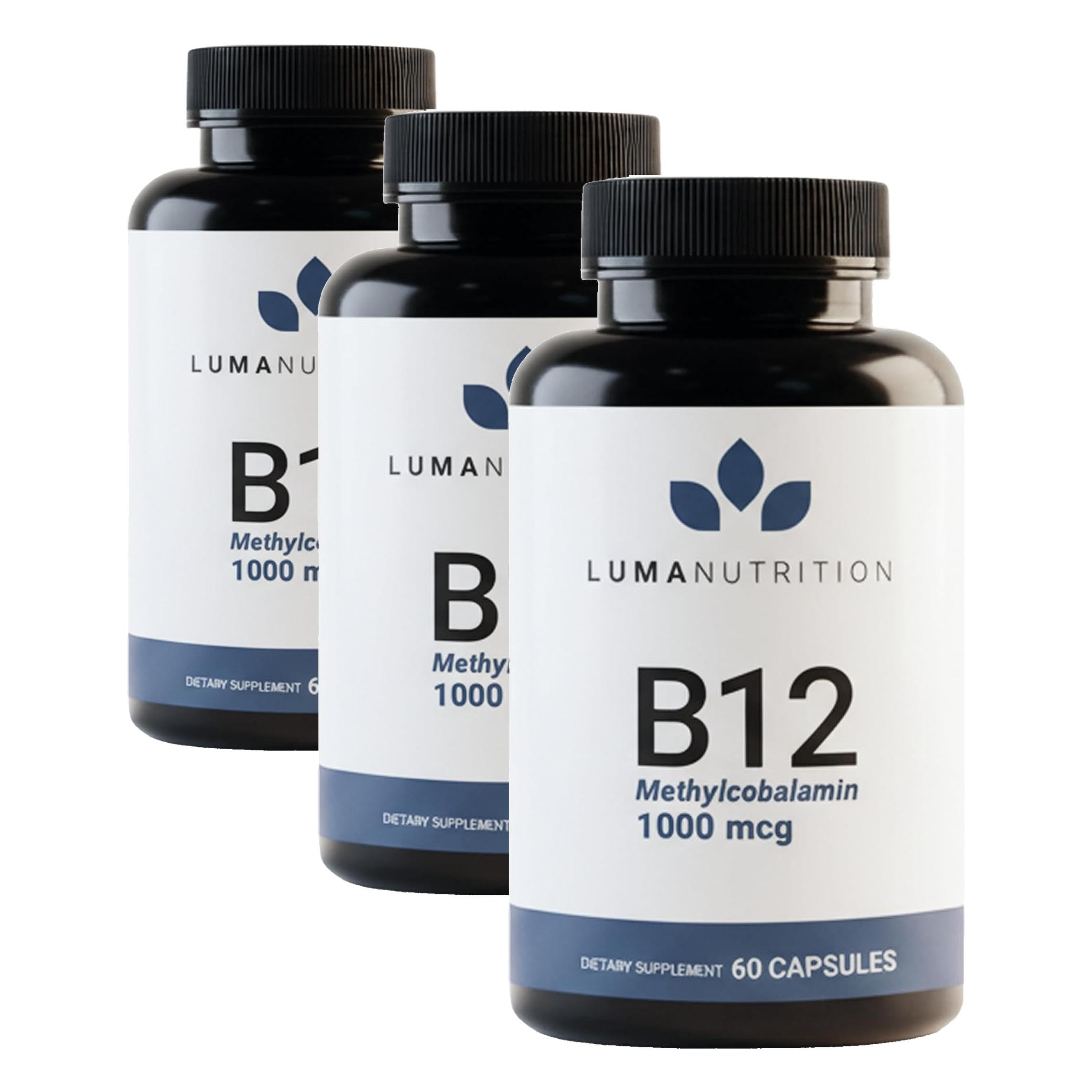 Luma Nutrition Vitamin B12 Methylcobalamin 1000 mcg - 60 Capsules — Amazon image 10