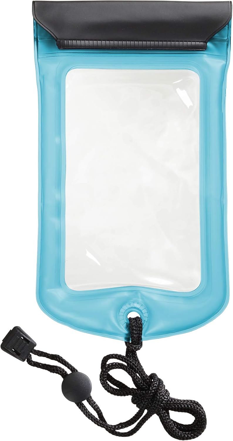 WaterSeals Triple Seal Floating Waterproof Pouch + Dry Bag for Cell Phone, Great for Kayak, Canoe, Pool, Beach