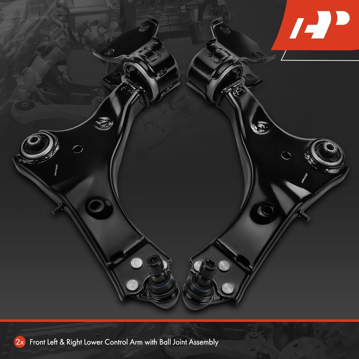 A-Premium 2 x Front Lower Control Arm with Ball Joint & Bushing, Compatible with Land Rover Discovery Sport 2015-2019, Range Rover Evoque 2017-2019 & Jaguar E-Pace 2018-2021