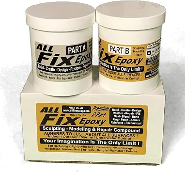 All-Fix Underwater Epoxy Moldable Putty Pool Marine Wet Environment Large 48 oz.