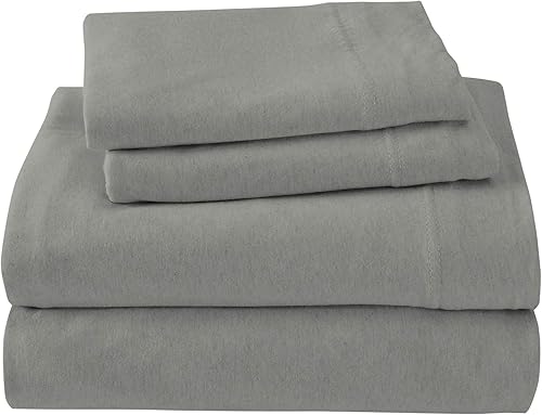 Miniatura 4 de Brooklyn Flat Juego de sábanas de punto de jersey, Queen, color melocotón rubor