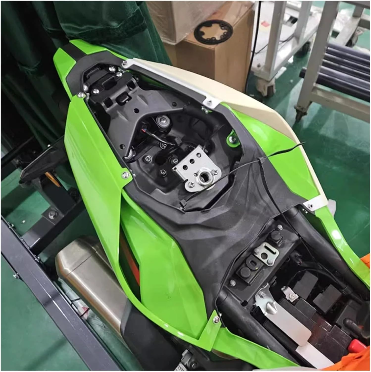 For KAWASAKI ZX-25R ZX-4R ZX-4RR 2020-2025 ZX4R ZX4RR 25R Motorcycle Rear Tail Wing Spoiler Aerodynamic Winglet Fairing Kit(Right)