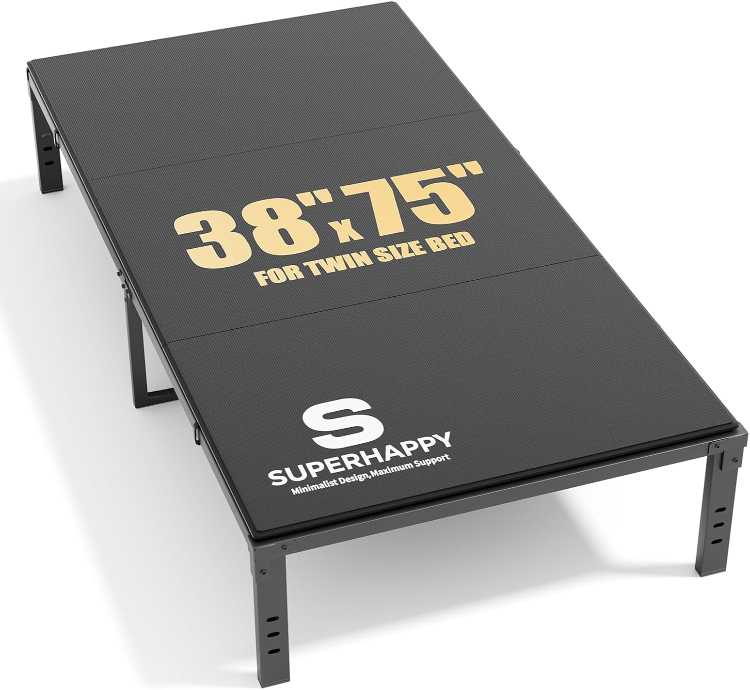 Bunkie Board King Size (76x80") - Heavy Duty Low Profile Bed Board for Mattress Support, Stops Sagging on Platform Beds & Sleeper Sofas - Breathable, Noise Minimizing & Moisture Resistant Foundation