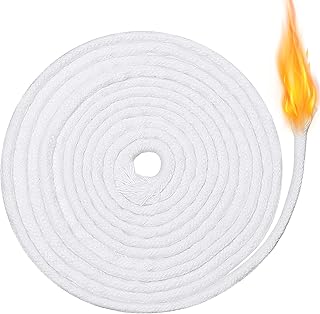 BBTO 6.56 Feet Candle Oil Lamp Wicks Replacement Braided Round Wick for Oil Lamps, DIY Handmade Candle Lantern Making Supplies for Christmas Eve Halloween Party(4 mm/ 0.16 inch)
