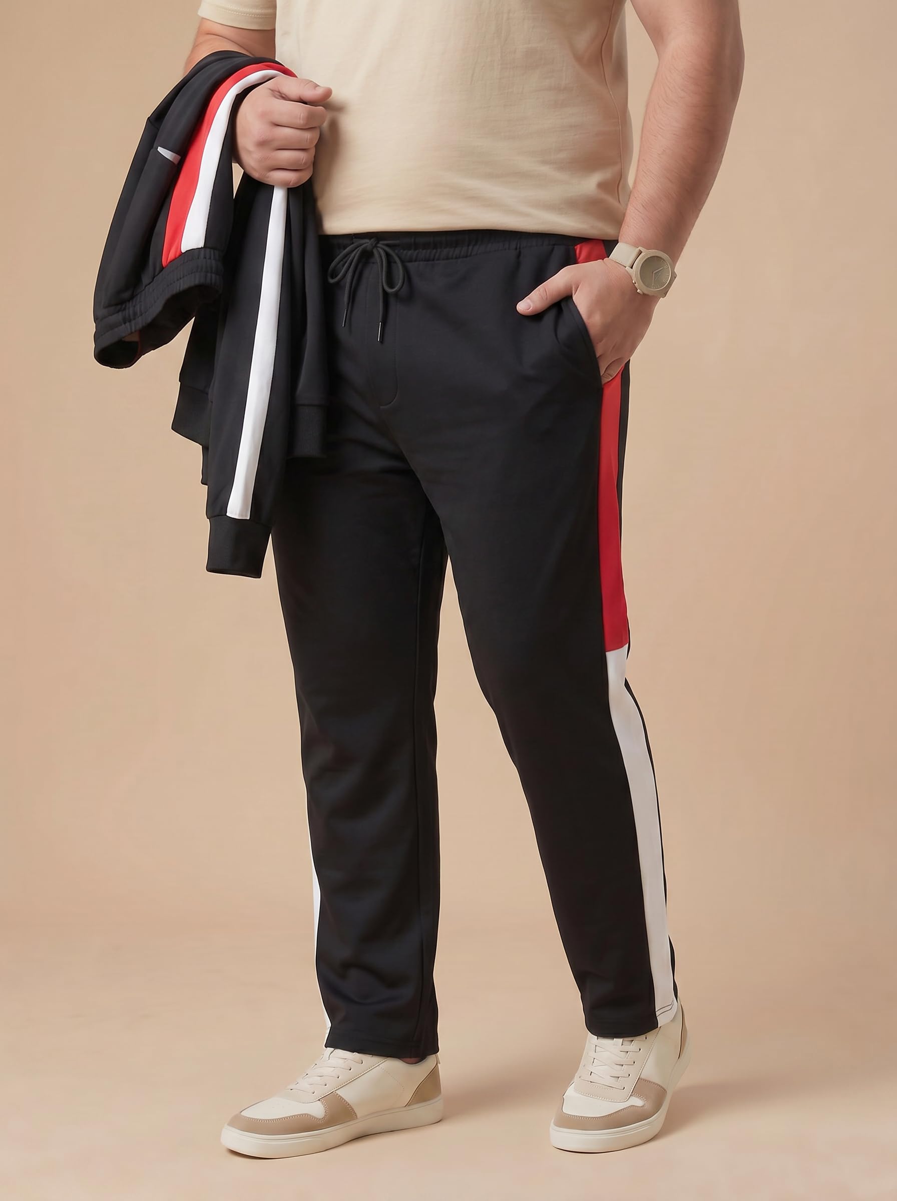 Kepa Men Summer Trackpnat Jogger PLSMENLWR07-Black_5XL 2