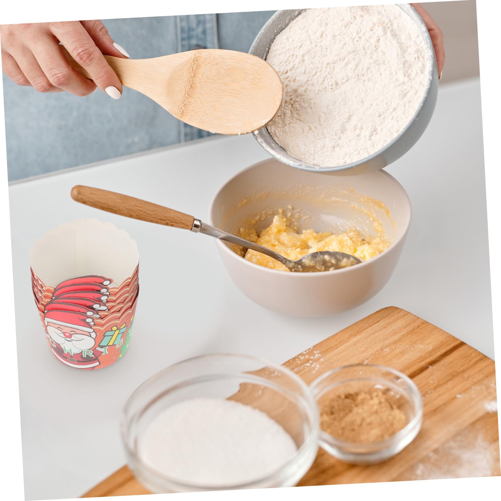 PRETYZOOM 3 Juegos Tazas De Pastel De Navidad Moldes Para Mini Muffins Pastel De Taza Tazas Para Muffins Mollete Pequeñas Tazas De Pastel Tazas Decorativas Para Hornear Papel 150 Piezas * 3