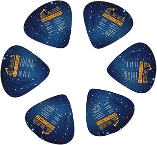 Well Driller Hourly Rate Guitar Picks 12PCS Set Mixed Gauges Beginner Pro Musicians Accessory Pack0