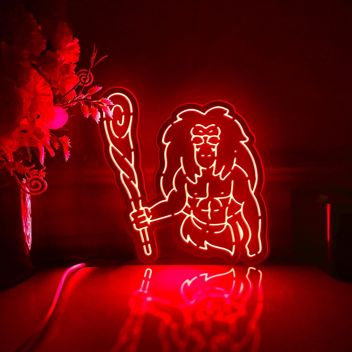 Greek Mythology Hercules Led Light Box, Wall Art Decor, Desktop Decorations (RGB Light, Small Size)