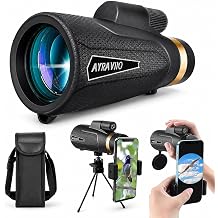 Birthday Gifts for Men Dad Husband Teen, 12x60 Monocular for Outdoor/Hiking | Unique Gifts for Fathers Day &amp; Christmas, with Phone Adapter &amp; Tripod, Gifts for Camping Birdwatching Travel Photography Hunt