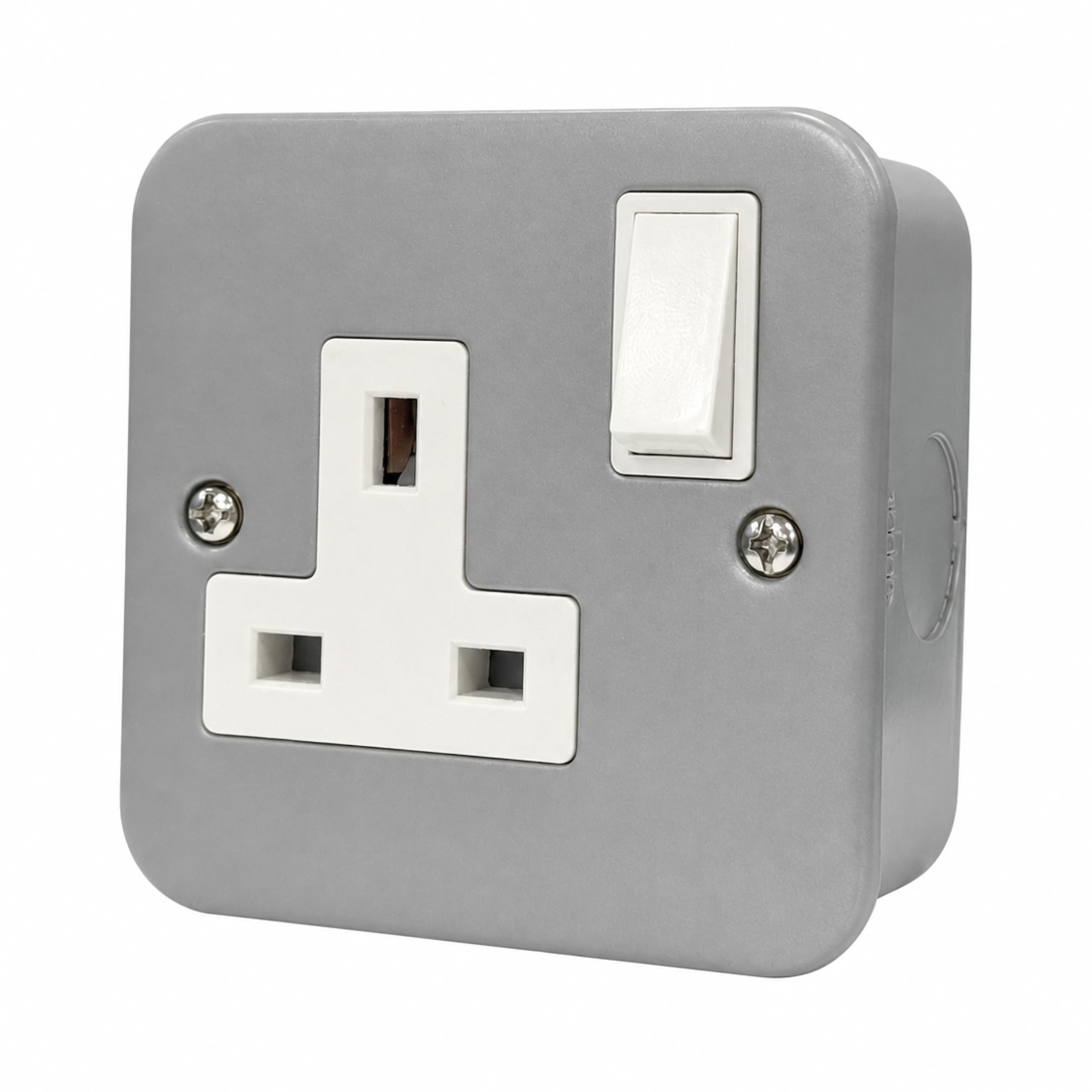 STATUS: Metal Clad Wall Socket with a Switch (1 gang) / 13 amp, single box / S1G13AMCWSX5 — image 1