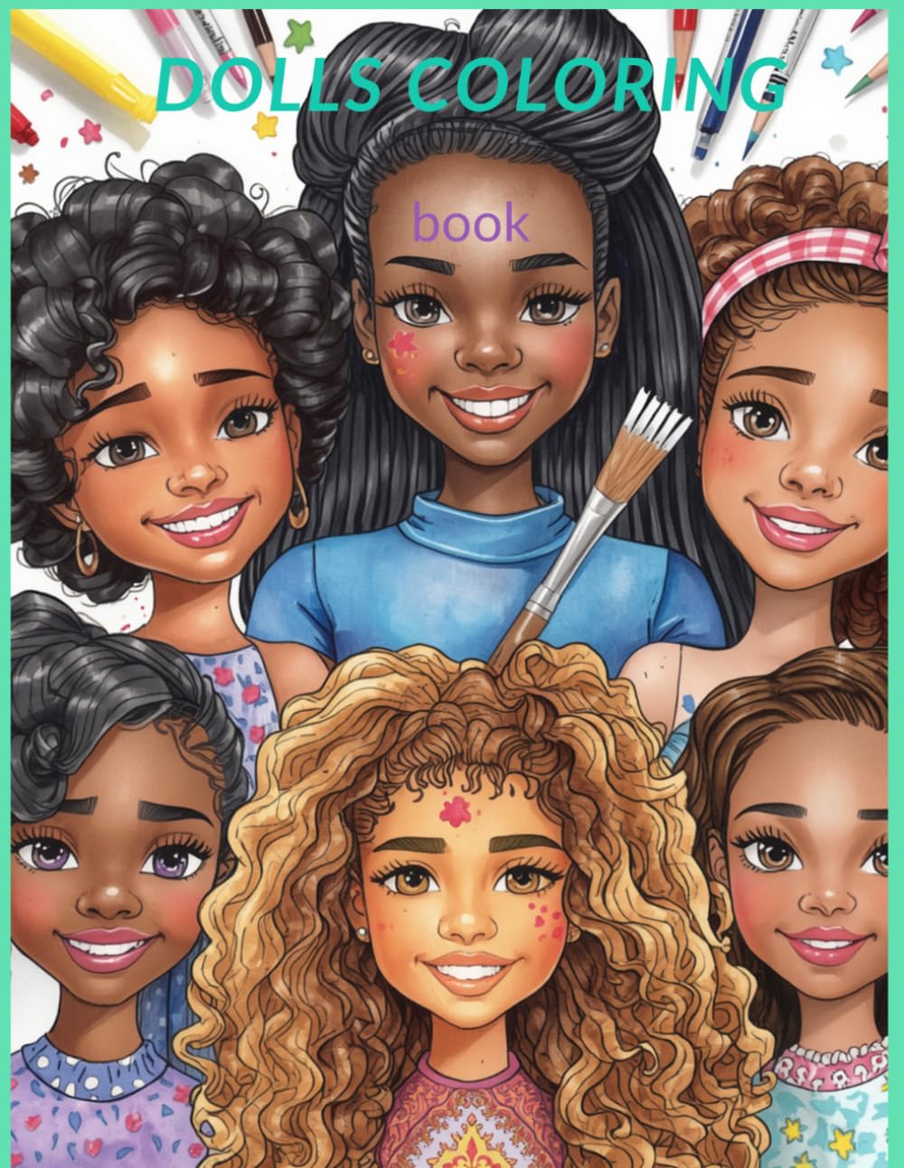 dolls coloring book