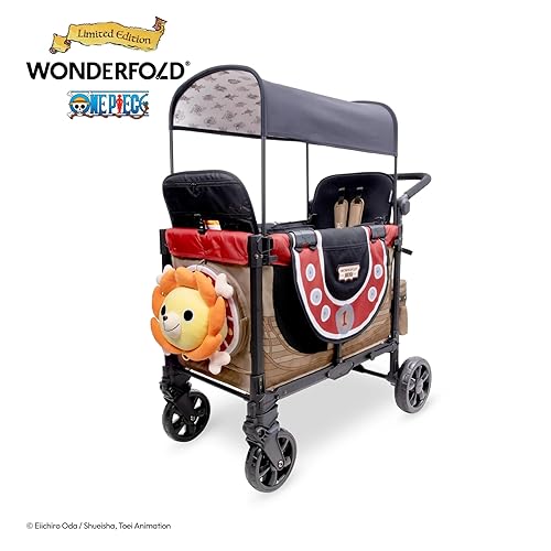 Miniatura 6 de WONDERFOLD W2 Elite Pro Edición Limitada - Cochecito de 2 plazas con 2 plazas, cochecito plegable con asientos con arneses de 5 puntos, puerta con