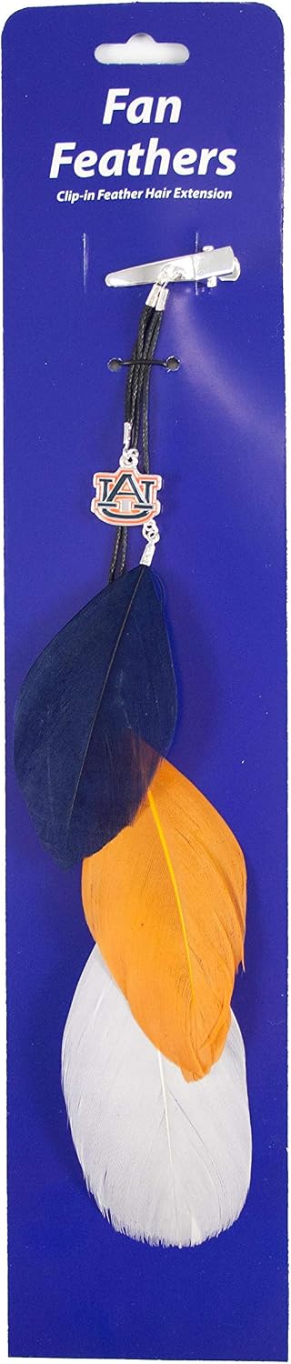 Littlearth NCAA Auburn Tigers Feather Hair Clip