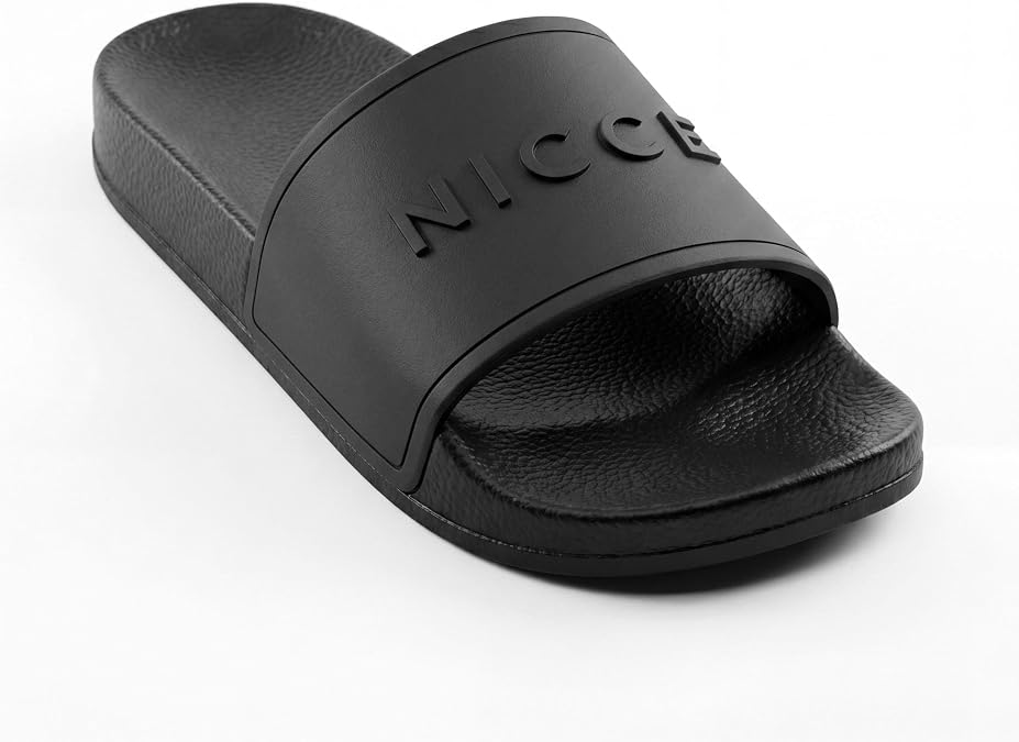 Nicce Sliders Men Rubber - Slip-On Sandals Slides for Beach, Pool & Shower
