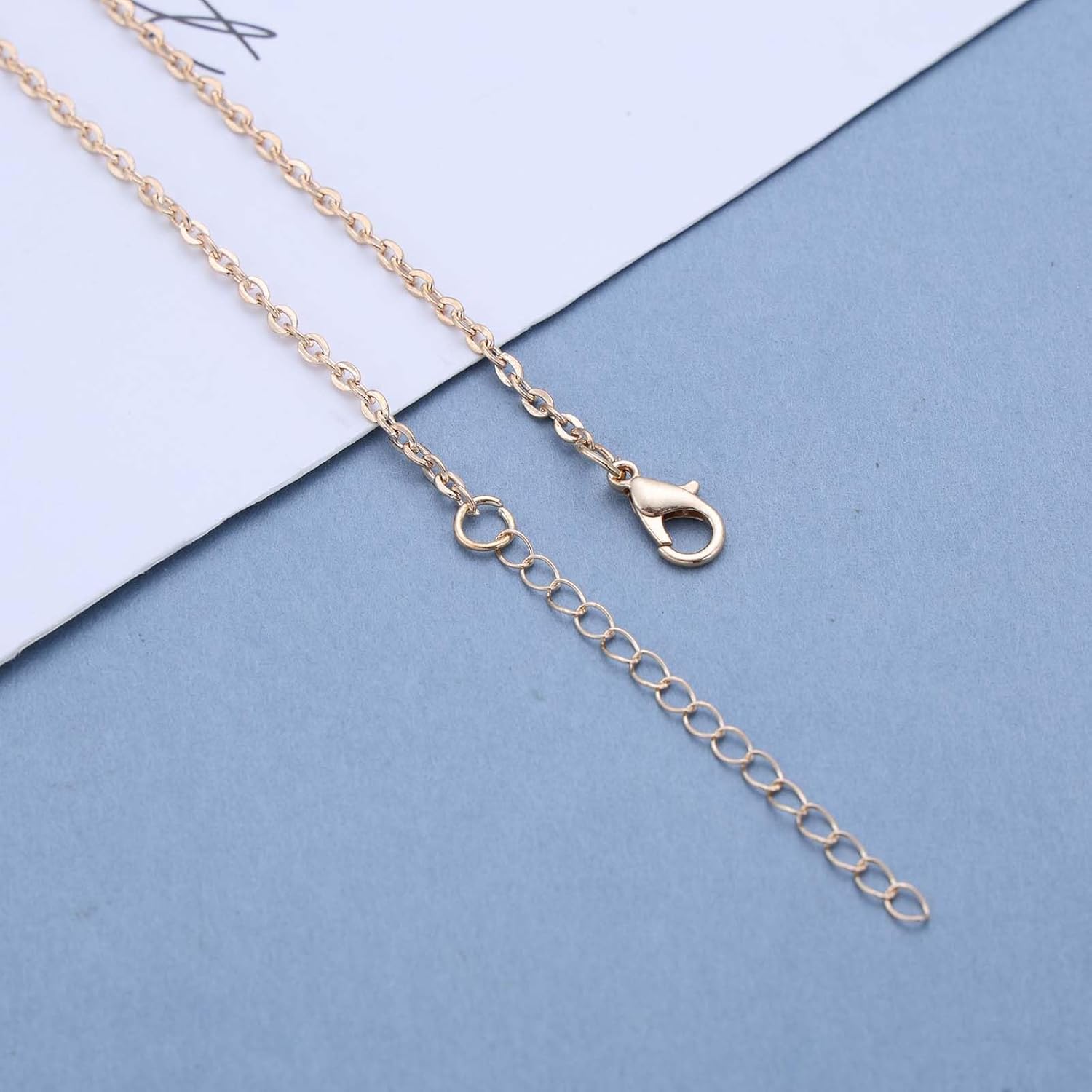 Andelaisi Boho Turquoise Y Lariat Necklace Vintage Long Feather Pendant Necklace Gold Turquoise beads Choker Necklace Adjustable Leaf Y Chain Necklace Jewelry for Women - Image 6