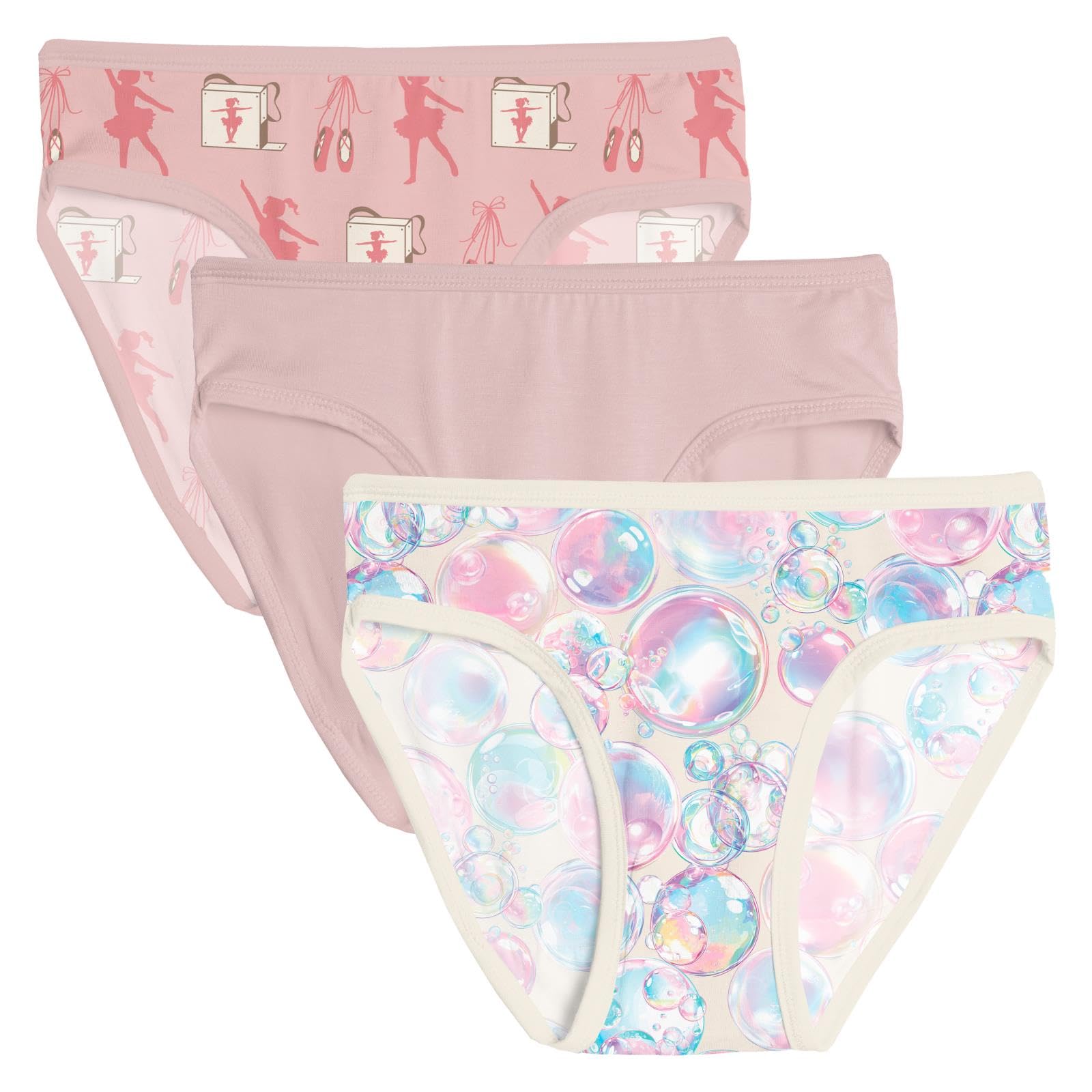 Kic Kee Pants girls Print Girls Underwear Set of 3 Big Kid