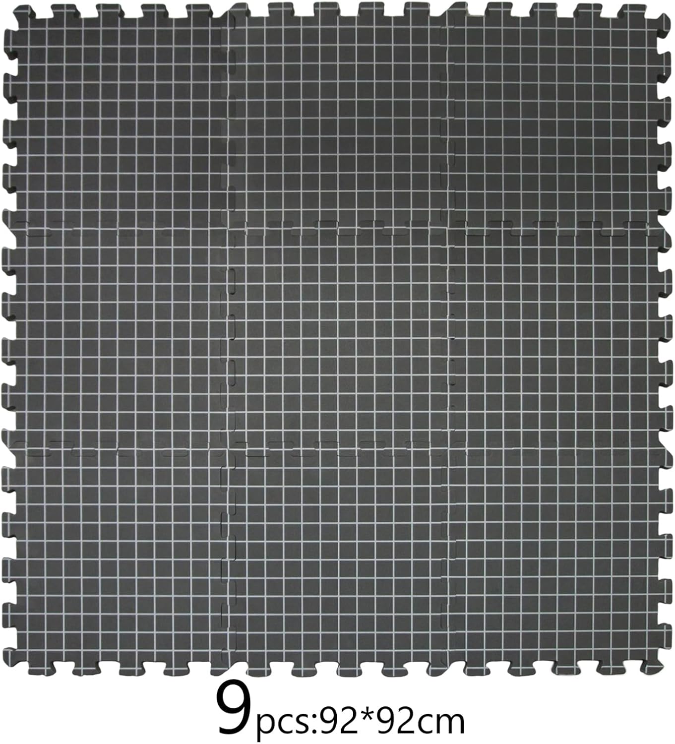 Shurhome 32x32cm Knitting Blocking Mat Foam Board with Knit Comb for Knitting Crocheting Granny Square Making Blocking Board