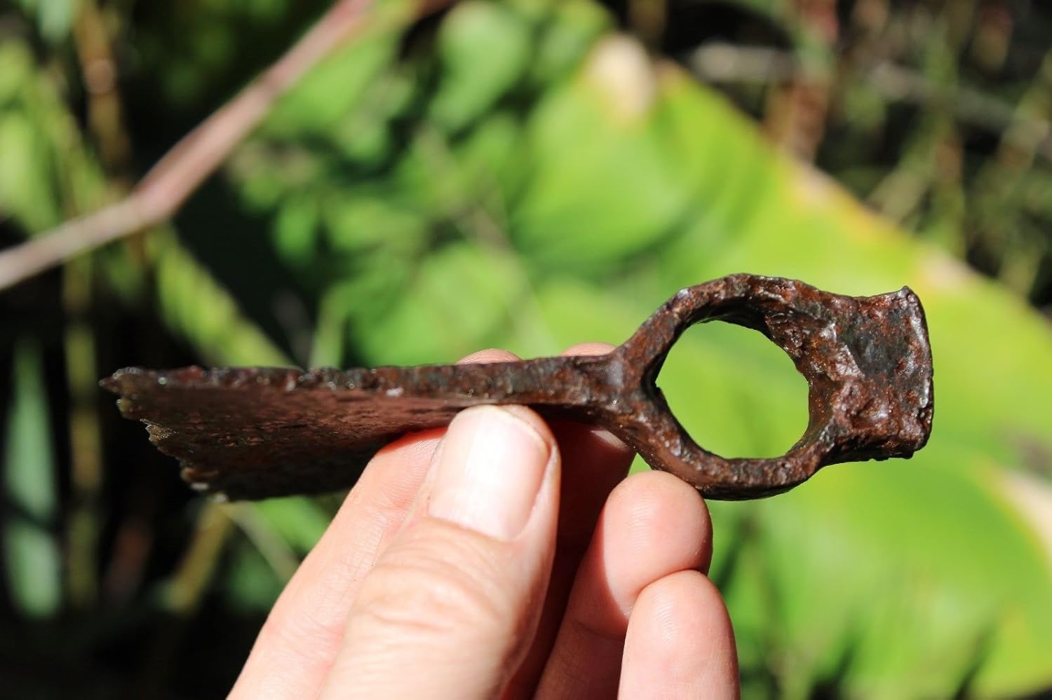 European Viking Iron Fighting Small Light Battle Black Axe #17