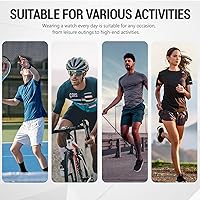 Vista 72 de Watch Band Compatible with Apple Watch 38mm 40mm 41mm 42mm 44mm 45mm for Women Men Sport Silicone Wristbands Strap for IWatch Series 7 6 5 4 3 2 1