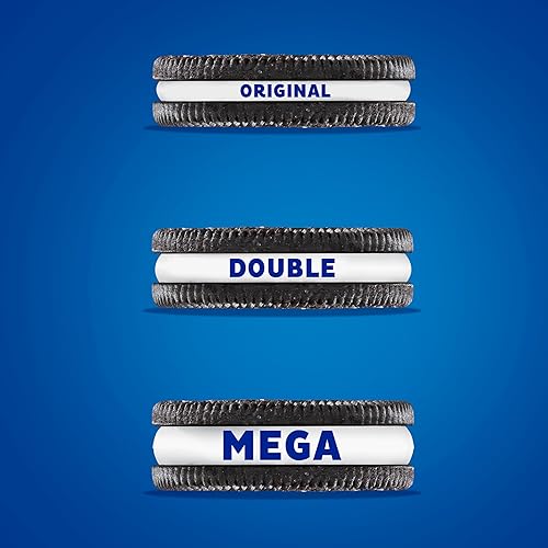 Miniatura 9 de OREO Mega Stuf - Galletas de sándwich de chocolate, tamaño de fiesta, 8 paquetes de 1 libra, 9.35 onzas