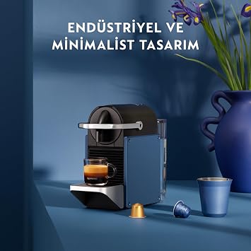 Nespresso D62 Pixie Coffee Maker, Blue