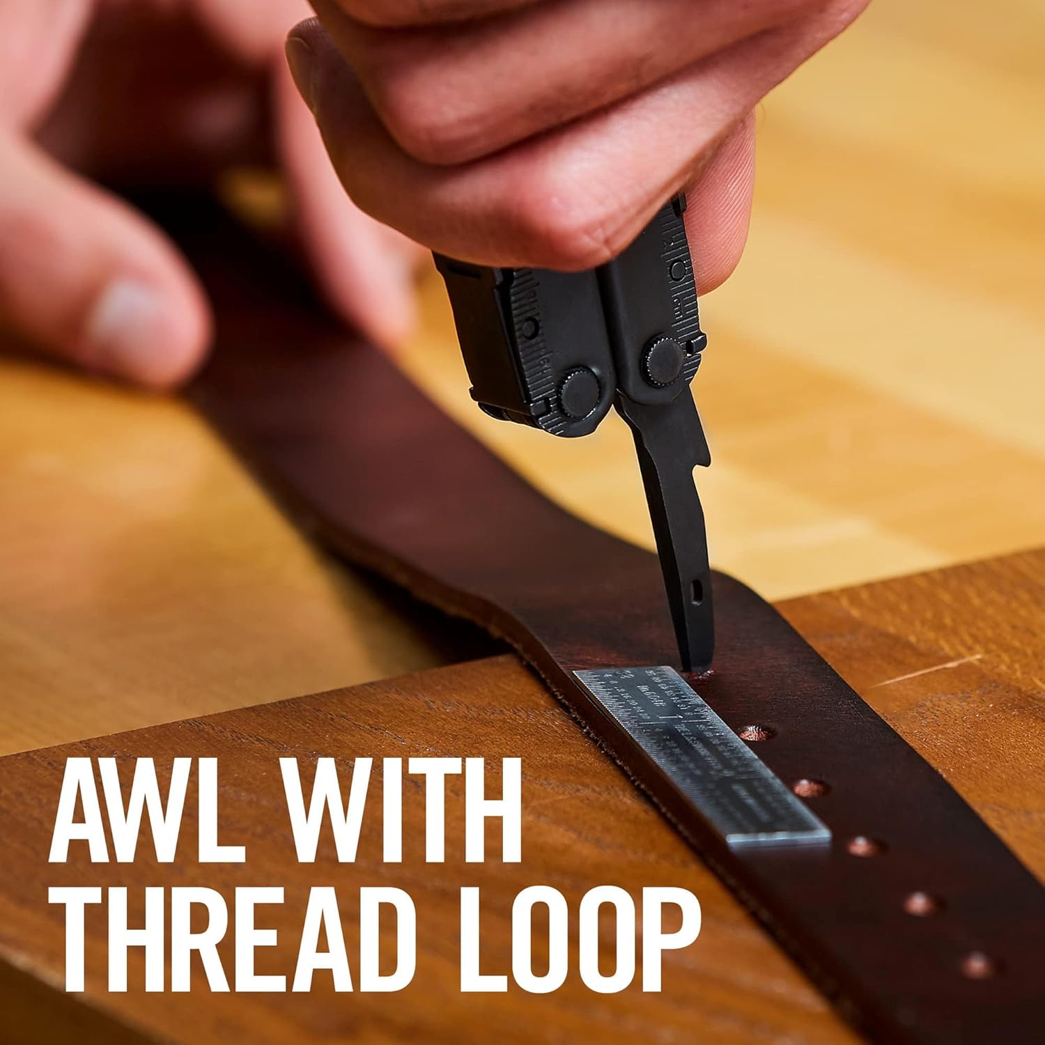 LEATHERMAN, Rebar Multitool with Premium Replaceable Wire Cutters and Saw, Black