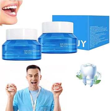 Youbuy Whitening Cream, Instant Whitening and Stain Removal, Youbuy White Teeth Whitening Powder, Teeth Whitening