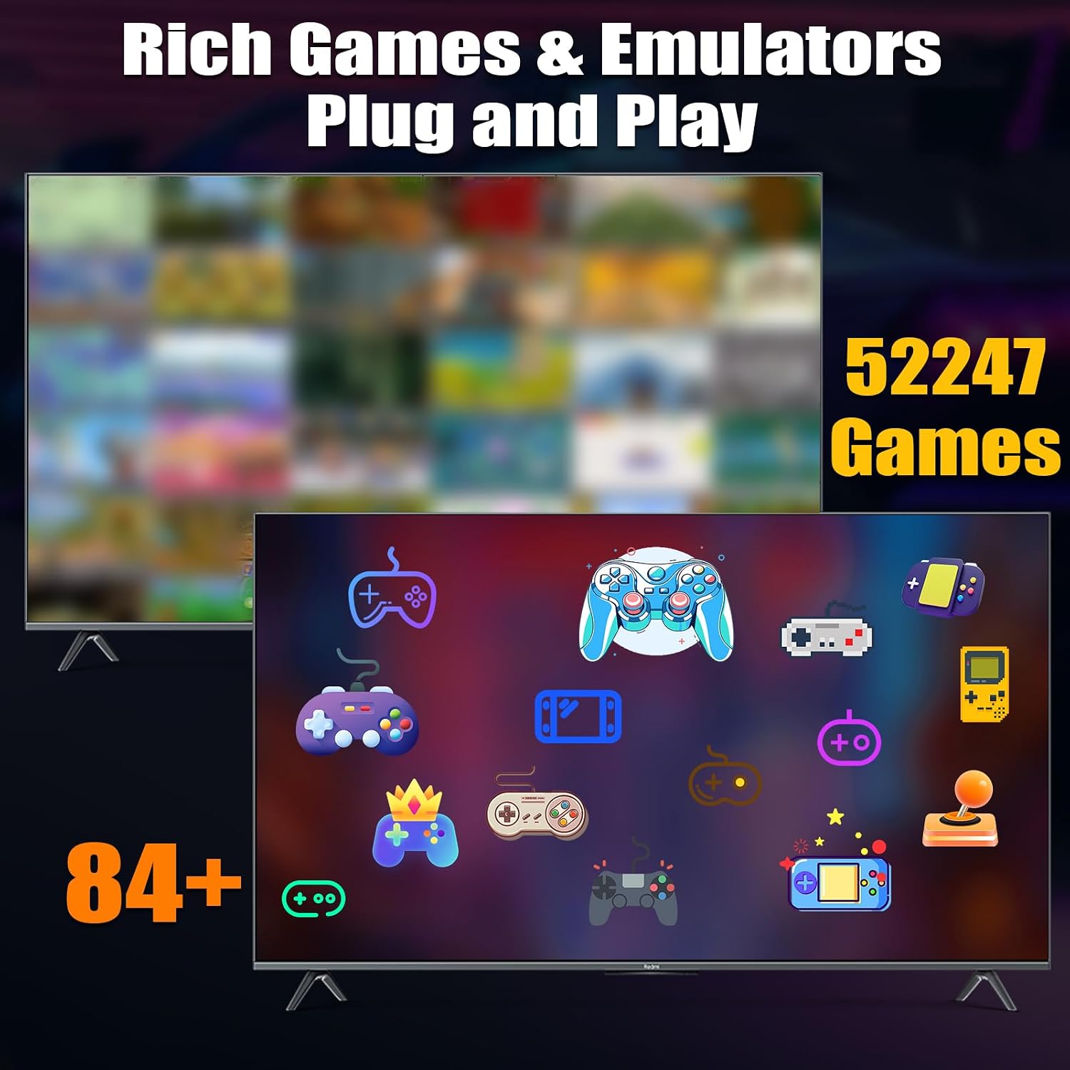 Retro Game Console External Hard Drive 2TB, Emulator Console Store 52247 Classic Games, Batocera 35 Game System Plug and Play for PC with Windows 8.1/10/11, Retro Gaming Hard Drive, Sata 3 to USB 3.0 image 2