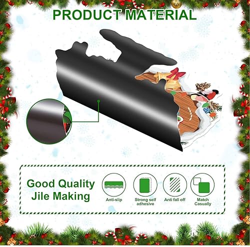 Miniatura 6 de 12 imanes de Navidad para refrigerador, decoración magnética para refrigerador, calcomanías de automóvil de Navidad, imanes de nevera para árbol de