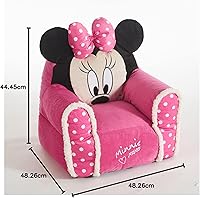 Vista 68 de Idea Nuova Gabby's Dollhouse - Sofá tipo puf suave y cómodo para niños