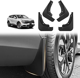 Mud Flaps Splash Guards Compatible with Kia Sportage 2023-2025 2026 Accessories Front and Rear Mud Guards 4PCS No Drilling Fender Mudguards Kit with Hardware Accessories