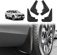Muslogy for Sportage 2023 2024 2025 2026 Mud Flaps Front & Rear Splash Guard Fender Mud Guard NQ5 Exterior Accessories No Drilling Required Compatible with Kia Sportage 2023-2026 4PCs