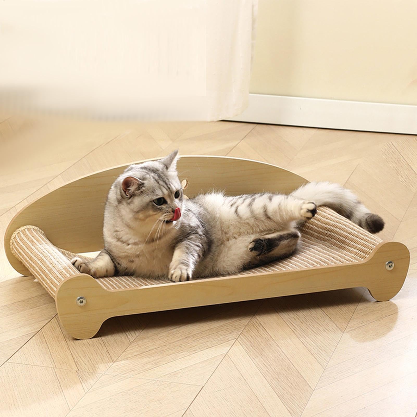 Tiragraffi per gatti per gatti Tiragraffi per gatti Tiragraffi per | gatti Letti Sisal Divano Stile Chaise Longue Sedia Cartone per gatti Antiscivolo Lunga Durata Nartural Sisal Cat