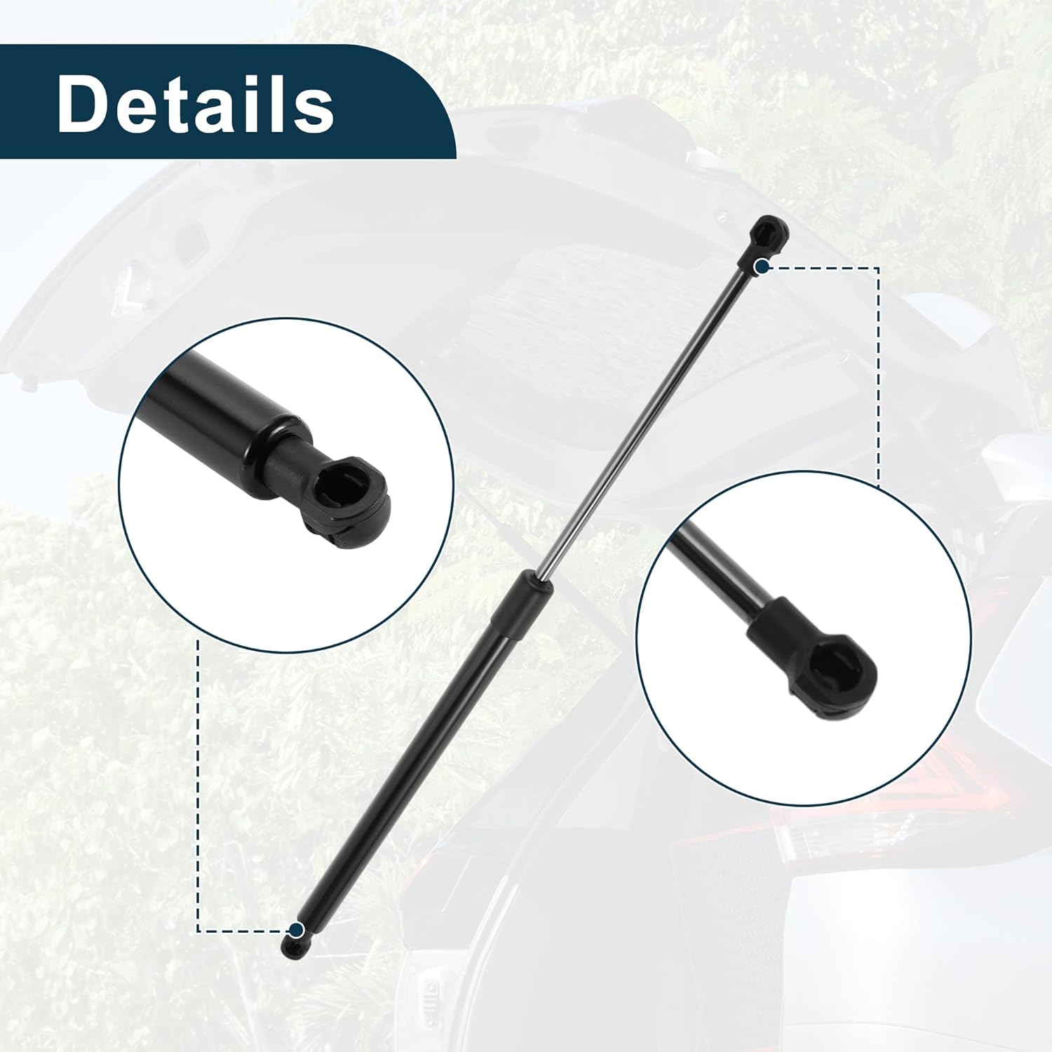 Tailgate Lift Supports Struts Gas Spring No.31278323/30657235 for Volvo C30 Hatchback 2006-2012 Black 2PCS