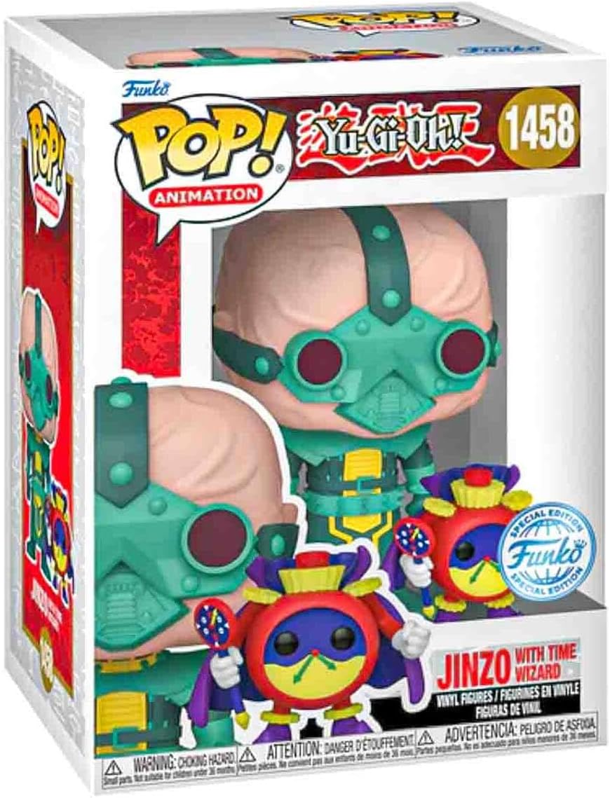 Funko POP & Buddy! Vinyl: Animation - Jinzo & Time Wizard - Yu-GI-Oh! - Collectable Vinyl Figure - Gift Idea - Official Merchandise - Toys for Kids & Adults - Anime Fans - Model Figure for Collectors