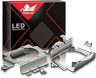 Win Power H7 LED Birne Base Clips Adapter Halter Haltefedern Unterstützung Umwandlung Zubehör, 2 Stücke