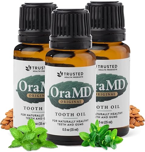 Miniatura 10 de OraMD Aceite dental original (2)  Solución natural para dientes sanos y encías sanas  Aceite dental original con aceites esenciales  Pasta de