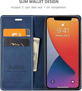 Amazon.com: japezop iPhone 12 Wallet Case with [RFID Blocking