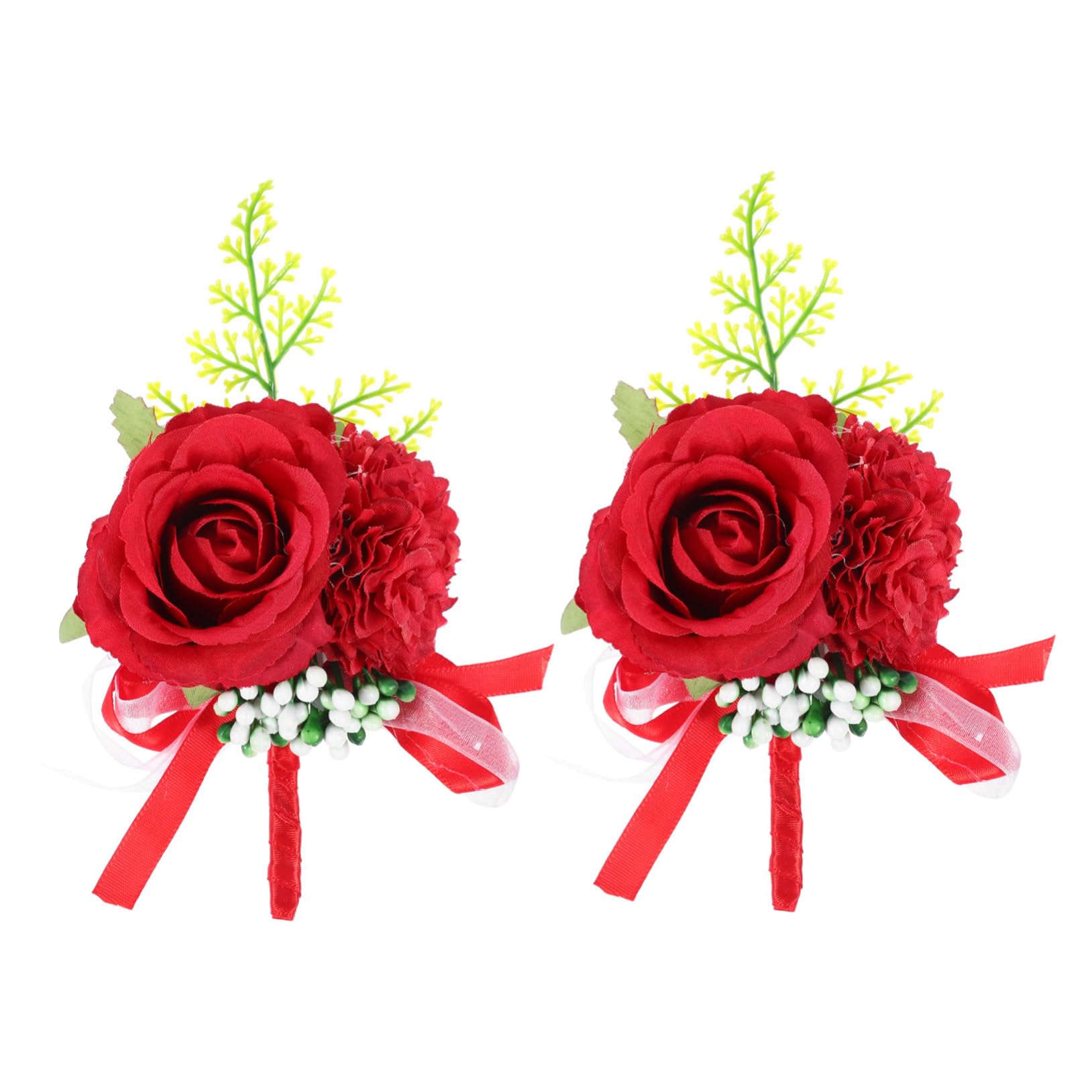 Brooche fleur de simulation accessoire mariage chic pour costume de marié - 6