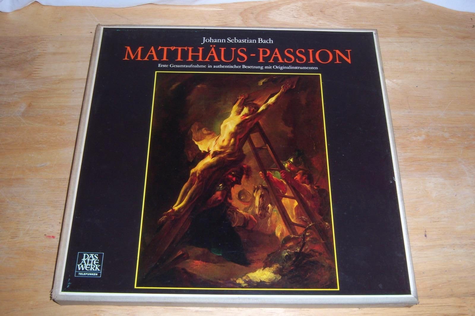 Johann Sebastian Bach: Matthaus-Passion / Nikolaus Harnoncourt (Grand Prix Du Disque)
