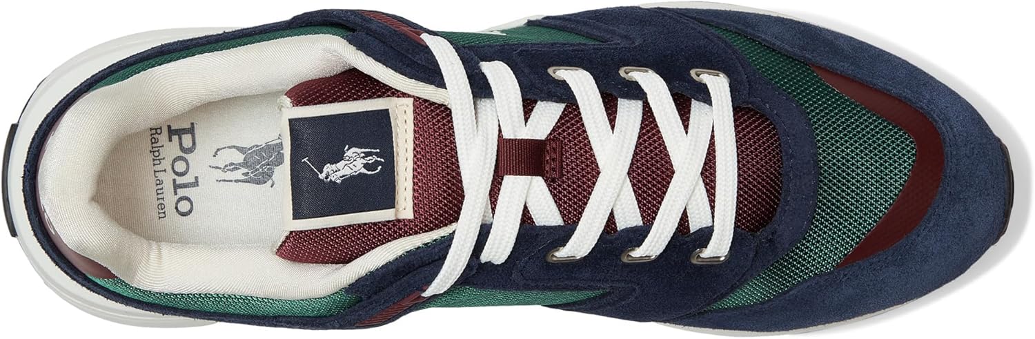 Polo Ralph Lauren Mens Train 89 Suede & Oxford Sneakers - Image 7