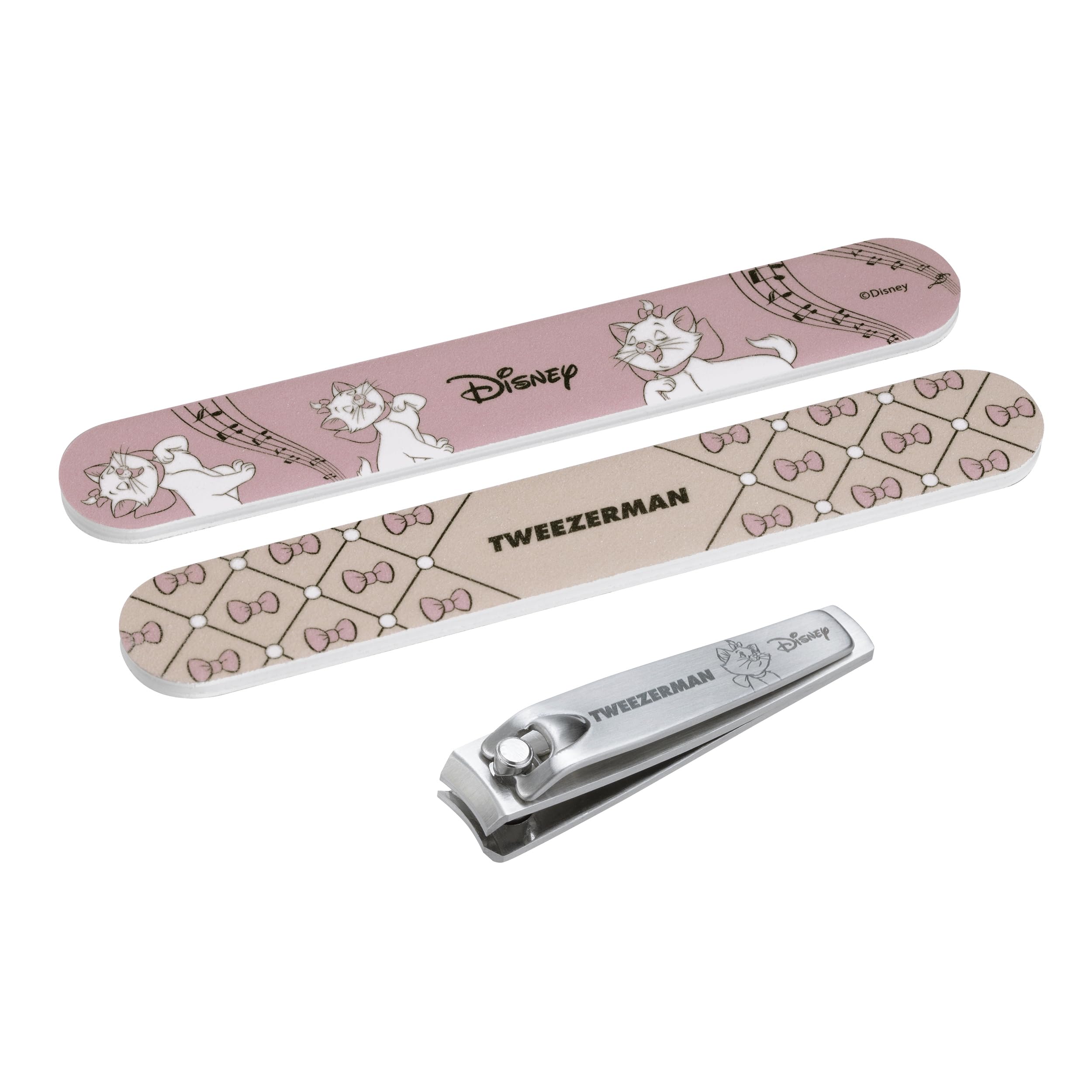 Tweezerman Disney's The Aristocats Manicure Kit - Fingernail Clipper with Two Nail Files