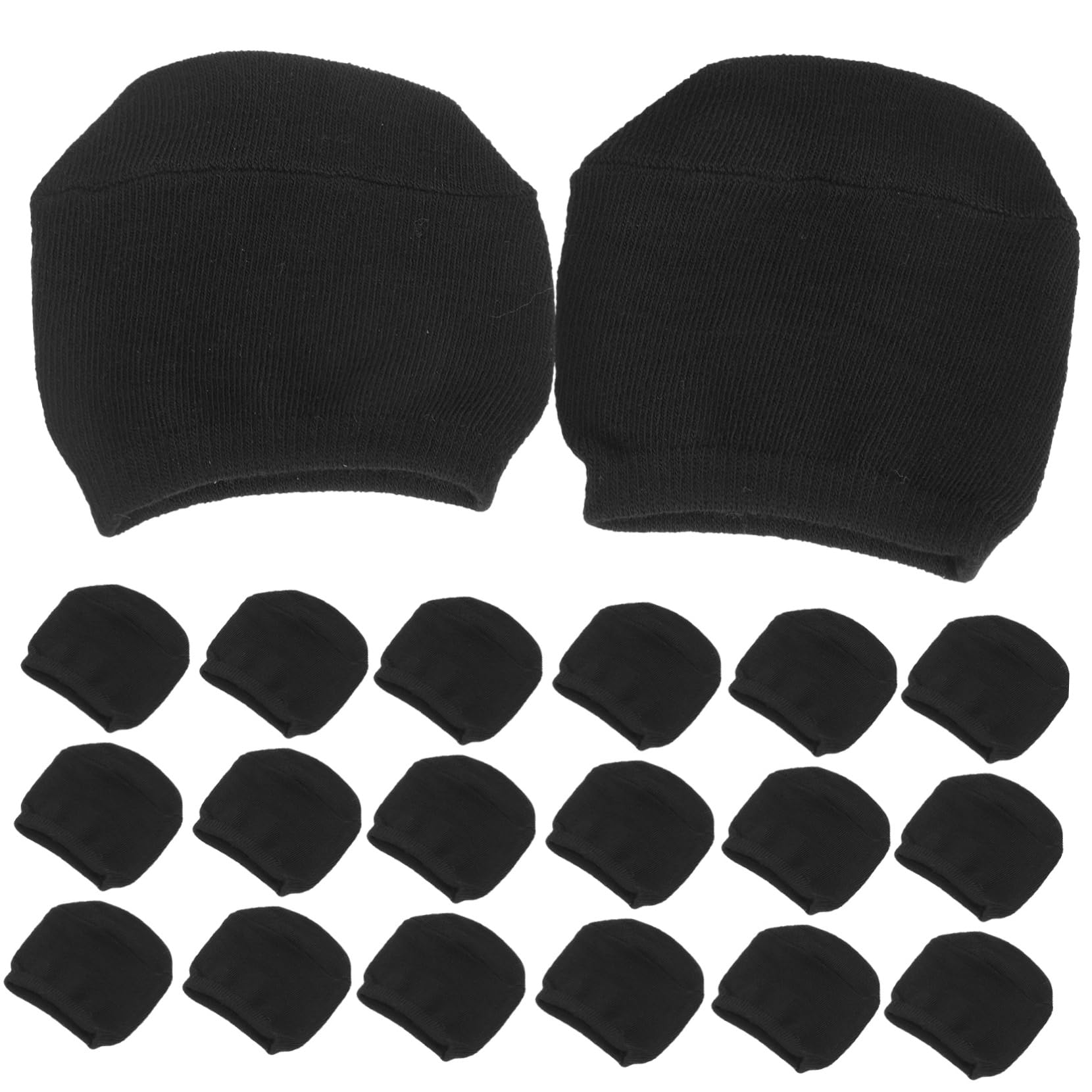 IWOWHERO 10 Pack of Women's Half Socks Seamless Hidden Half Palm Breathable for High Heels Anti-Skid Comfortable