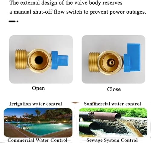 Miniatura 5 de G1/2 DN15 230V automático cronometrado agua electrónica válvula de drenaje cronometrada para la gestión del condensado del compresor de aire (230V)