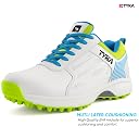 TYKA Velocity Cricket Shoes | Professional Rubber Stud Cricket Footwear for Men Neon Green (Neon Green, UK Footwear Size System, Adult, Men, Numeric, Medium, 10) gallery image