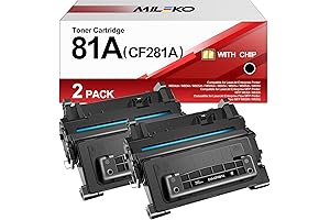 HP 81A Black Toner Cartridge Replacement (2-Pack) for HP Enterprise Printers