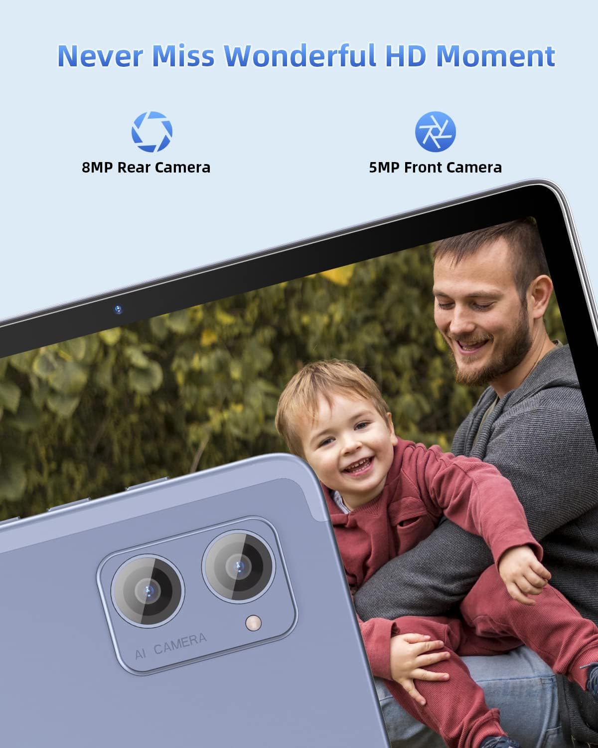 BENEVE Tablet 10 Pollici Android 11 Tablet PC 6GB RAM 128GB ROM 2.5D IPS HD Display with Anti-Impronte TP,1.8GHz Quad-Core,5MP+8MP,2.4G+5G WiFi,Bluetooth,6000mAh Batteria BENEVE Tablet 10 Pollici Android 11 Tablet PC 6GB RAM 128GB ROM 2.5D IPS HD Display with Anti-Impronte TP,1.8GHz Quad-Core,5MP+8MP,2.4G+5G WiFi,Bluetooth,6000mAh Batteria