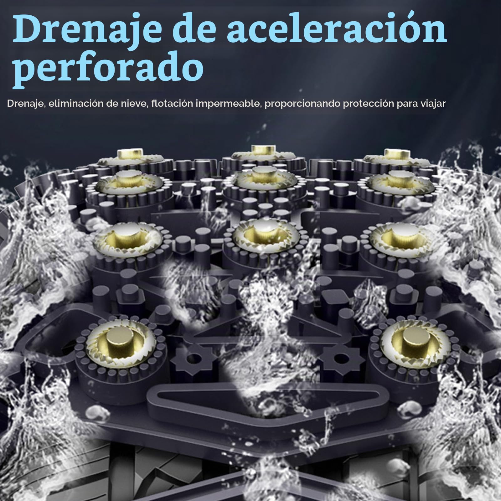 Cadenas Coche Nieve,6 Piezas Cadenas de Nieve Universales,Cadenas de Nieve,Cadenas Nieve,Cadenas de Seguridad Universales,Automóviles Cadenas,para Neumáticos Ancho 165-265 mm,para SUV,coche
